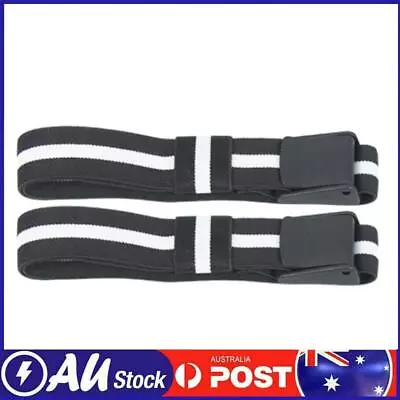 BFR Occlusion Bands Bodybuilding BFR Training Belts For Men Women (Black) • $15.79