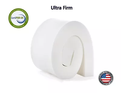 High Density Upholstery Foam (Ultra Firm) 7 X24 X80  52ILD Seat Replacement Foam • $134.06