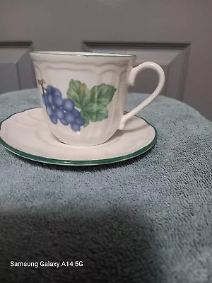 Noritake Epoch Market Day Cup & Saucer 4 Sets • $9.99