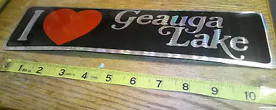 Vintage Geauga Lake Bumper Sticker Geauga Lake Aurora Ohio  • $8