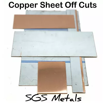 COPPER Sheet Plate OFFCUTS OFF Cuts Hobby Arts & Crafts & Jewellery Making • £21.73