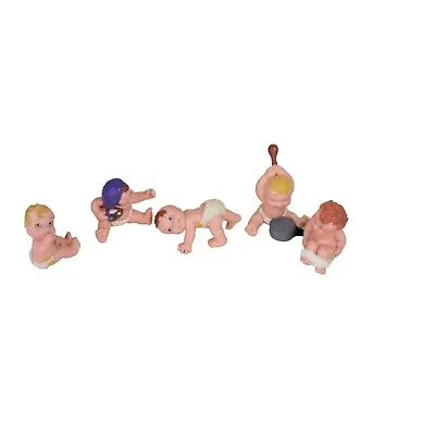 5 Magic Diaper Babies Potty Artist Banging Pot Smiling 90883 • $47.50