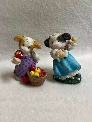 Mary's Moo Moos - Imperfect Cow Figurines - Set Of 2 • $4.95