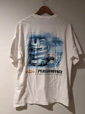 $24.99 • Buy Vintage Chevy Racing Performance Vehicles Parts White X-Large T-Shirt