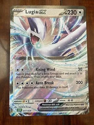 Pokemon Lugia Ex 17/34 JUMBO Promo Card NM/M BOX FRESH! • $10