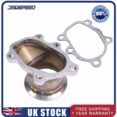 FOR T28 T25 GT25 GT28 Turbo Down Pipe 5 Bolt To 2.5  63mm V Band Flange Adapter • £29.88