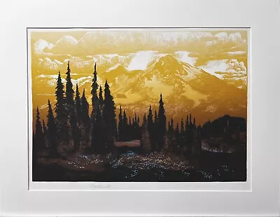 Elton Bennett Silkscreen Print  - The Mountain • $425