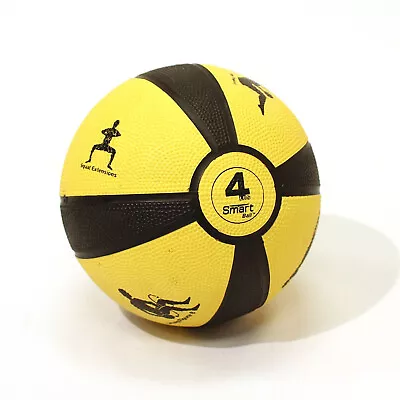 Prism Fitness 400-150-001 4 Pound Weighted Fitness Smart Medicine Ball Yellow • $44.99