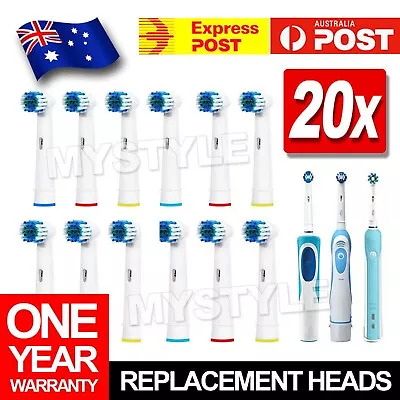 20pcs Replacement Toothbrush Electric Brush Heads For Oral B Braun Models Series • $11.50