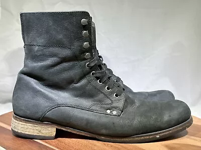 John Varvatos Men’s Leather Moto Boot 12 M • $149.95