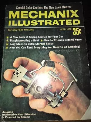 Mechanix Illustrated Magazine April 1970 Issue • $8