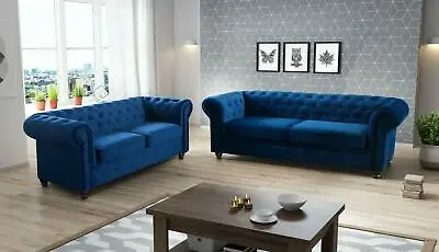 Infinity Chesterfield Sofa 3+2+1 *** Free Delivery Scotland & All Uk *** • £999