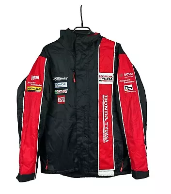 Vintage Honda Racing Jacket Rare Ferrari Marlboro Size M • $85