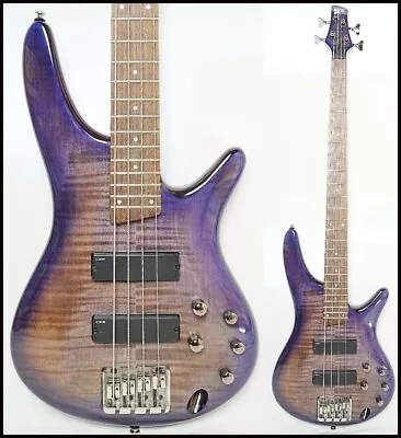 Ibanez Sdgr Sr400Fm Fbb Fade Blue Burst 2013 Made With Active Circuit • $442.59