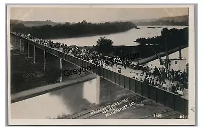 RPPC Bridge Dedication WILLIAMSPORT MD Real Photo Postcard 2 • $11.99