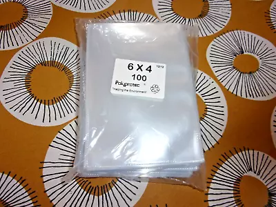 £9.99 • Buy 100 CLEAR 6x4 POLYPROTEC STRONG PLASTIC WALLETS FOR VINTAGE POSTCARDS & PHOTOS