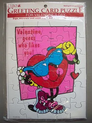 7-Up 7 UP Valentine Greeting Card Puzzle Spot Original Package Unused 1990's? • $10.99