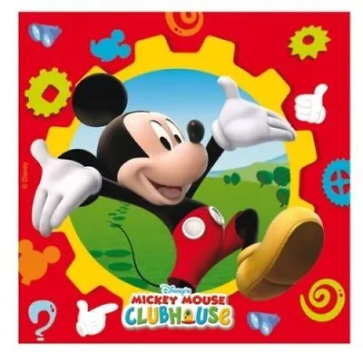 Disney Pixar Mickey Mouse Clubhouse Luncheon Napkins Pack Of 20  Party Tableware • $3.72