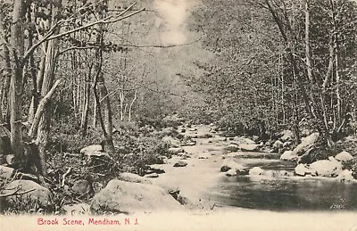 Brook Scene Mendham New Jersey NJ - 1916 Vintage Postcard • $6.29