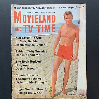 Movieland And TV Time Magazine July 1960 Elvis Rock Edd Pat Boone Fabian • $9.99