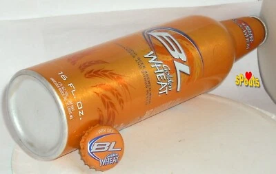 $5.25 • Buy Empty Aluminum Bottle 2010 Bud Light Golden Wheat Crown-cap Gold Orange Beer Can