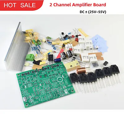 QUAD-606 QUAD606 2CH Power Amplifier Board Kit Output Power 125W 8R 250W 4R • $26.34