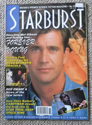 Starburst : Issue 176 : Forever Young/dracula/tony Todd  : 1993 : See Photo's • £7.82