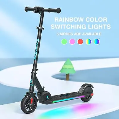 ADJUSTABLE FOLDABLE ELECTRIC SCOOTER 5 To 10MPH 150W LIGHTWEIGHT KIDS E-SCOOTE • $119.99