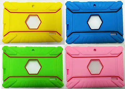 Heavy Duty 7  Inch Silicone Rubber Case For Android Tablet Allwinner A13 A23 Q88 • £5.84
