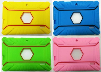 Heavy Duty 7  Inch Silicone Rubber Case For Android Tablet Allwinner A13 A23 Q88 • £5.84