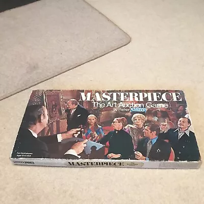£49.95 • Buy Masterpiece - The Art Auction Game (1970) - Vintage Board Game - Complete Super