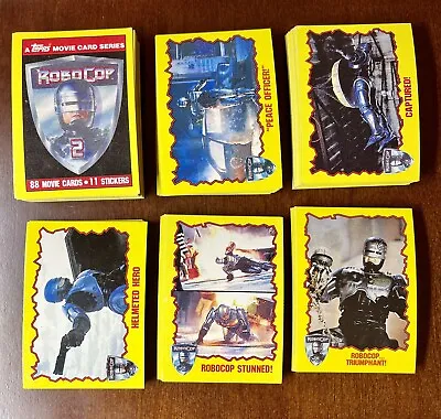 1990 Topps Robocop 2 Movie Trading Cards Singles Lots Complete Your Set U Pick • $0.99