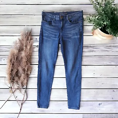 Michael Kors Women's Medium Wash IZZY Skinny Jeans Dark Blue Size 6 EUC • $17.99