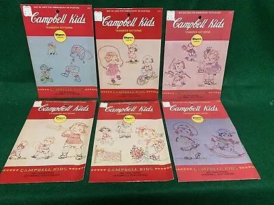 (6) Vintage VOGART Campbell Kids Transfer Patterns For Painting & Embroidery • $19.99