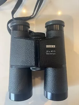 Zeiss Binoculars (black Leather) With Handmade Swaine Adeney Brigg Leather Case • £1500