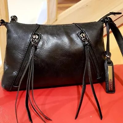 Joe's Crossbody Bag Black Leather Pre-owend • $29.89