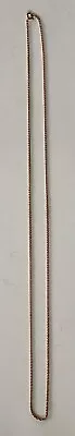 Vintage 14K Yellow Gold Long Cable Link Chain 24 Inches  4 Grams • $200