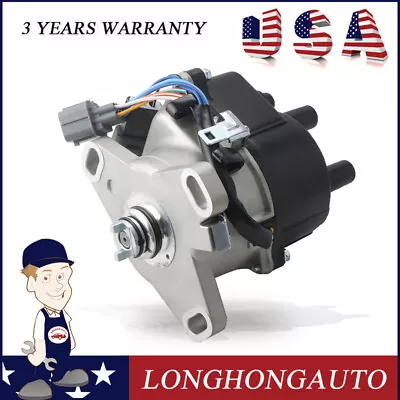 Ignition Distributor For 92-95 Honda Engine OBD1 B16A1 B16A2 B18C1 TD44U & TD68U • $76.90