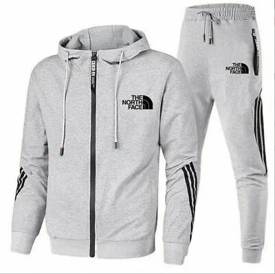 New Mens Sets Jogging Suit Sportswear Casual Tracksuit Gym Sweat Suit Sportswear • £6.30