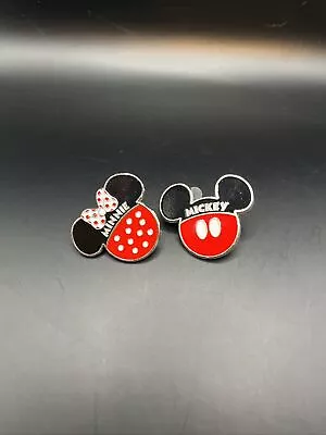 Disney Trading Pin Mickey Mouse & Minnie Set Of Two Couples Pins His & Hers • $6.99