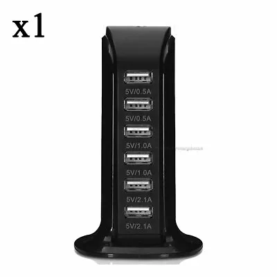 Multi Port USB Charger Rapid Charging Station Desktop Travel For IPhone Android • $12.89