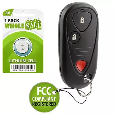 Replacement For 2001 2002 2003 2004 2005 2006 Acura MDX Car Key Fob Remote • $17.95