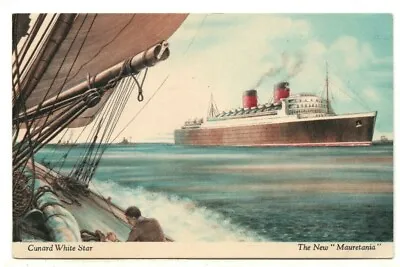 1939 PC: RMS Mauretania Cunard White Star At Sea • $9.95