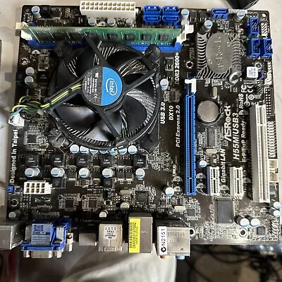 Asrock H55M Core I5-661 3.33GHz 2GB Ram Comes With Backplate • $25