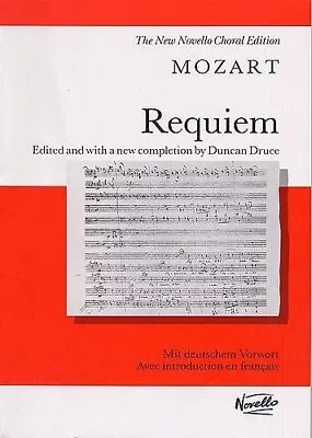 Mozart Requiem Vocal Score (New Novello Choral Edition) By Mozart Sheet Music • £13.99