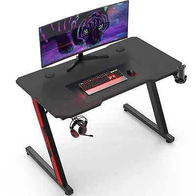 Gunji Gaming Desk Computer Table Home Office Desk With Cup Holder Home Office • £47.69