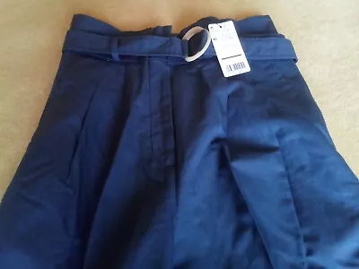 Mango Paperbag  Trousers High Waisted New With Tags Size 12 • £20