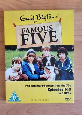 Famous Five Box 1 Season 1 Dvd Enid Blyton Uk Region 2 • £26.49