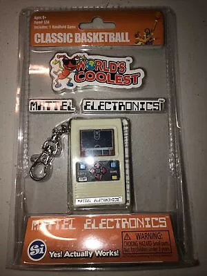 World's Coolest Mattel Electronic Games - Basketball Handheld Keychain Game • $9.20