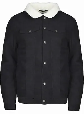 $21.49 • Buy Men's Corduroy Sherpa Lined Trucker Jacket Thickened Warm Winter Coats